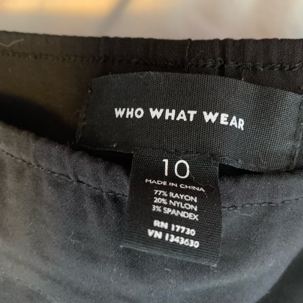 Who what wear black dress pants
